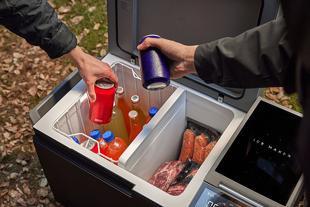 EcoFlow - Glacier Portable Cooler w/Ice Maker