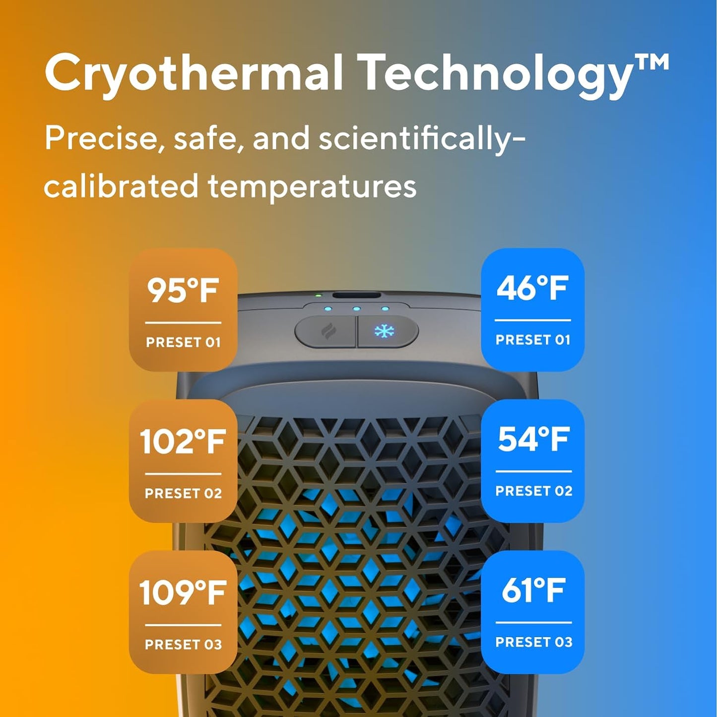 Therabody RecoveryTherm Cube Instant Heat, Cold